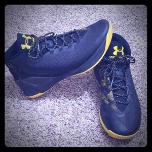 Under Armour Stephen Curry basketball shoes.
